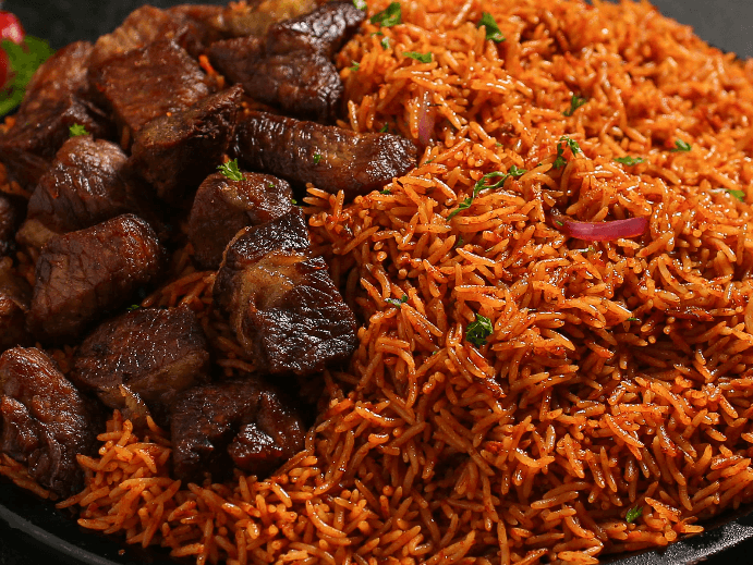 Jollof Rice & Beef
